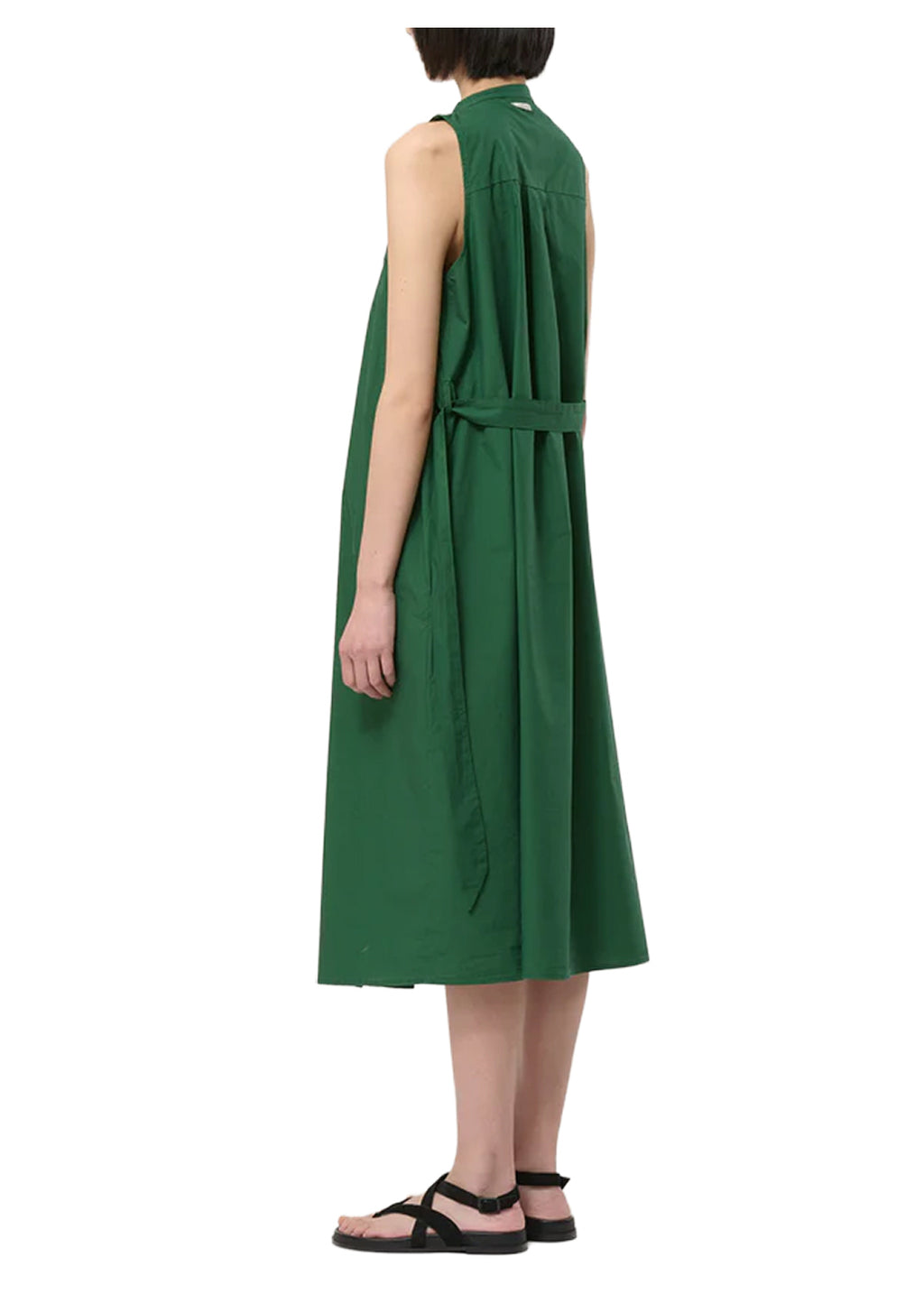 RO-LUNA HUMILITY Abito Verde Cotone Made in Italy