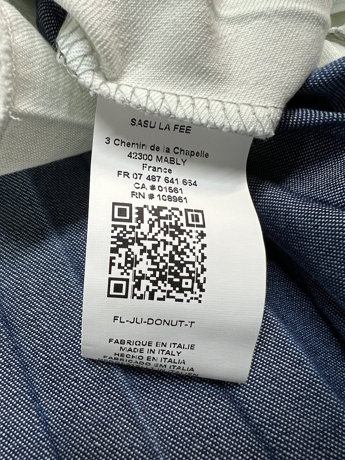 LA FEE MARABOUTEE JU-DONUT-T Gonna Denim Plissè Tie-Dye