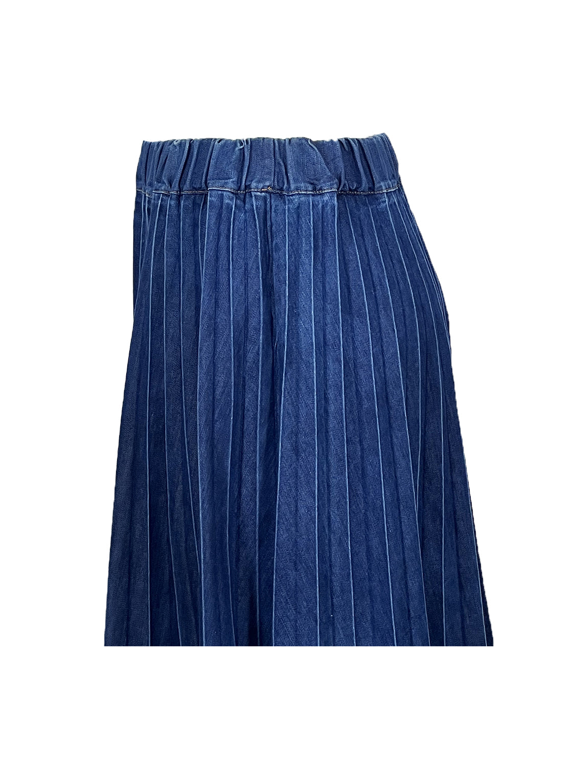 LA FEE MARABOUTEE JU-DONUT-T Gonna Denim Plissè Tie-Dye