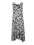 AB40JS DAISIES THE ABITO MILANO Abito smanicato a Fiori Made in Italy