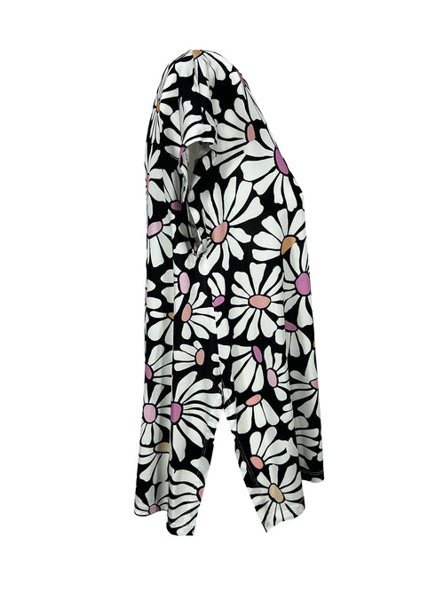 BL02JS DAISIES THE ABITO MILANO Maglia Fiori Made in Italy