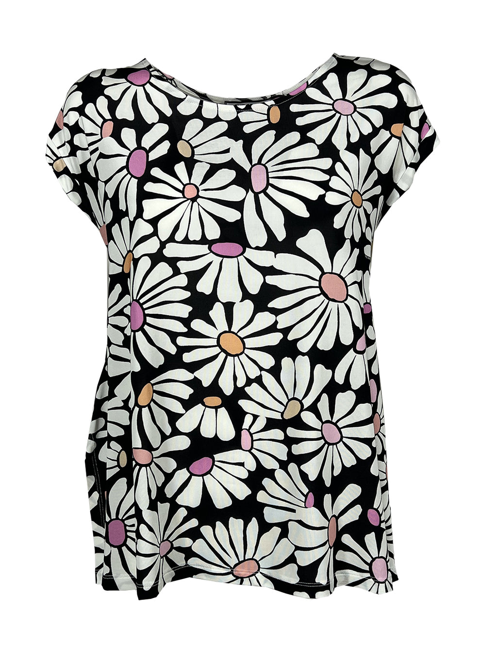 BL02JS DAISIES THE ABITO MILANO Maglia Fiori Made in Italy