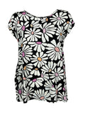 BL02JS DAISIES THE ABITO MILANO Maglia Fiori Made in Italy