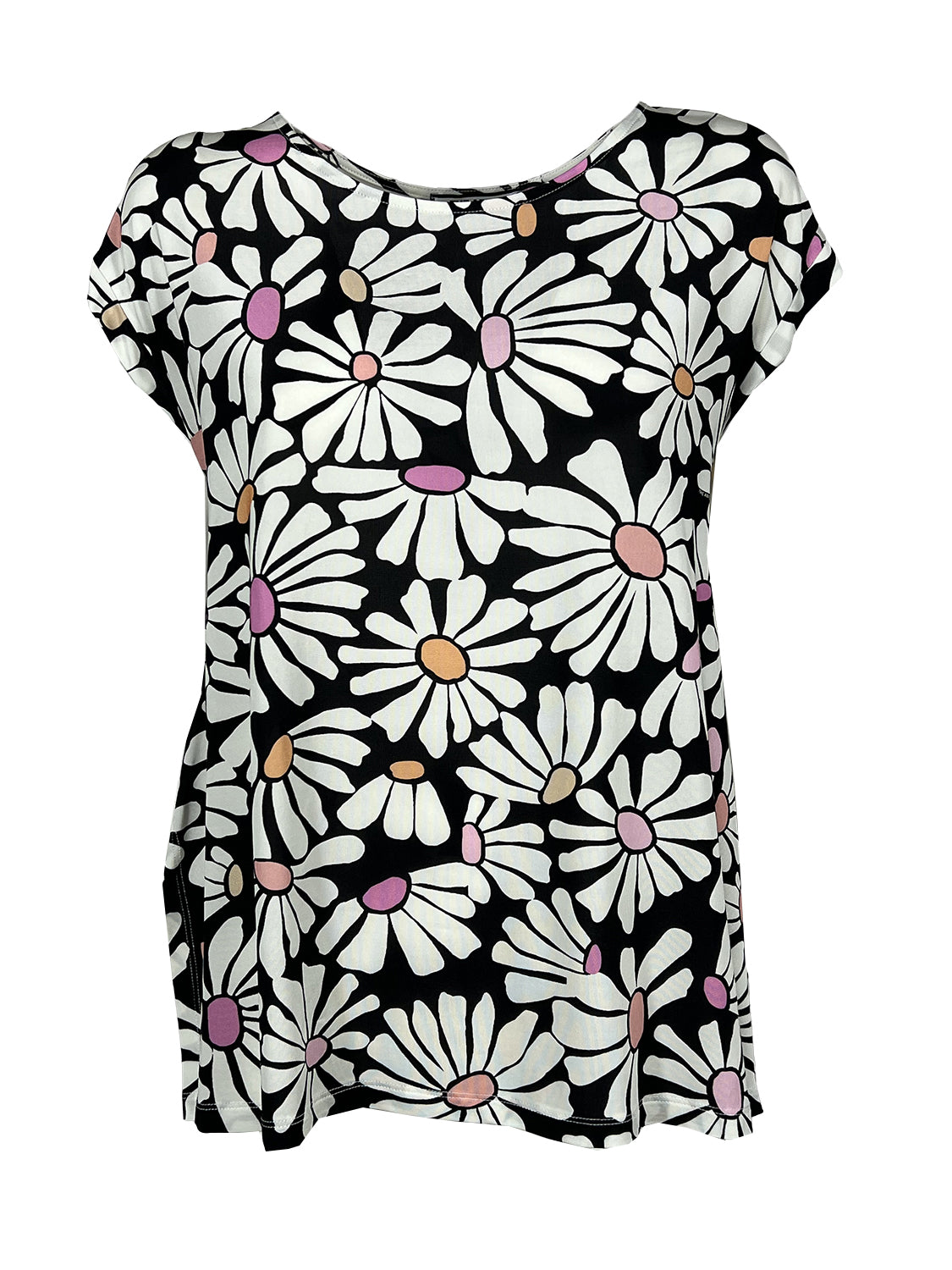 BL02JS DAISIES THE ABITO MILANO Maglia Fiori Made in Italy