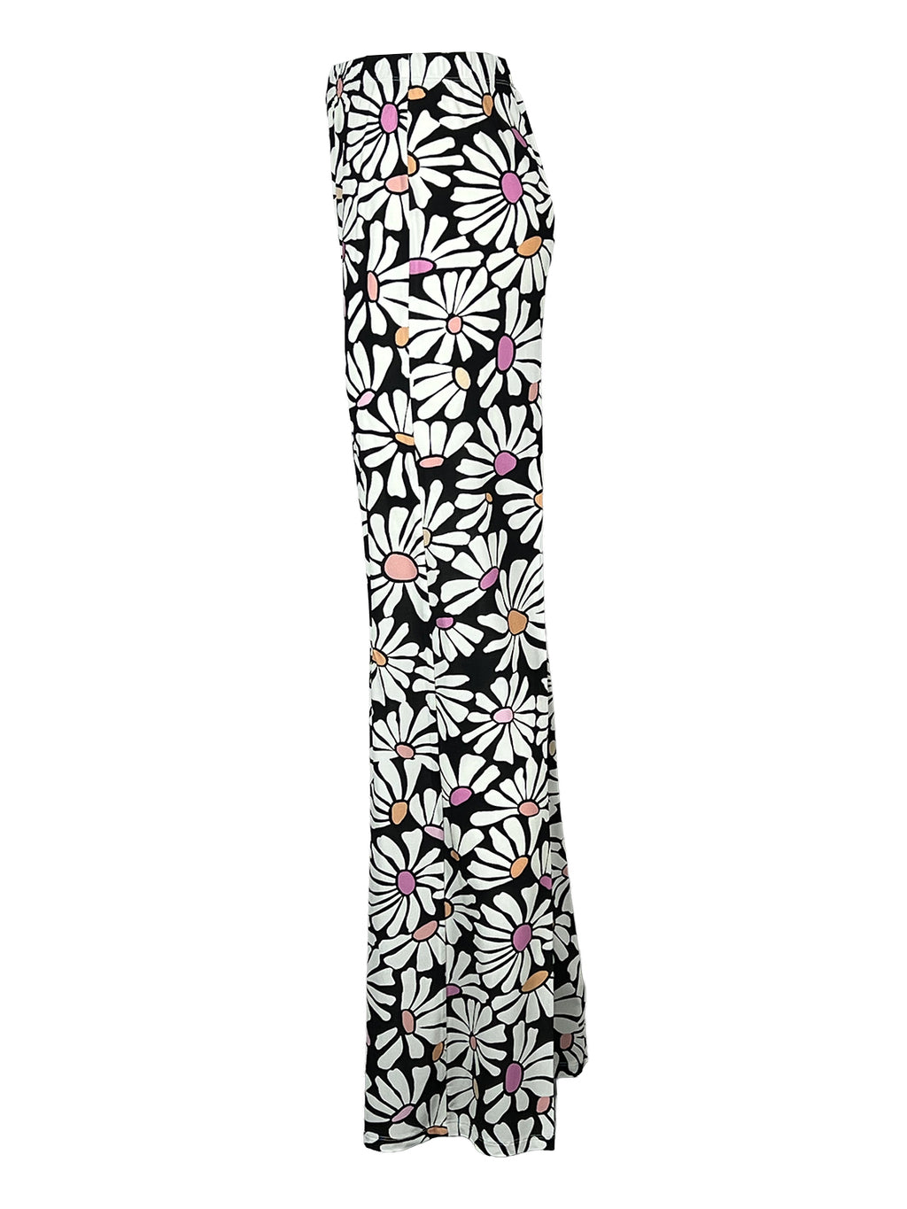 PA23JS DAISIES THE ABITO MILANO Pantaloni Palazzo Made Italy