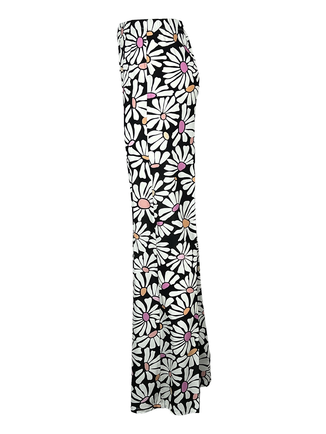 PA23JS DAISIES THE ABITO MILANO Pantaloni Palazzo Made Italy