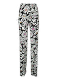 PA23JS DAISIES THE ABITO MILANO Pantaloni Palazzo Made Italy