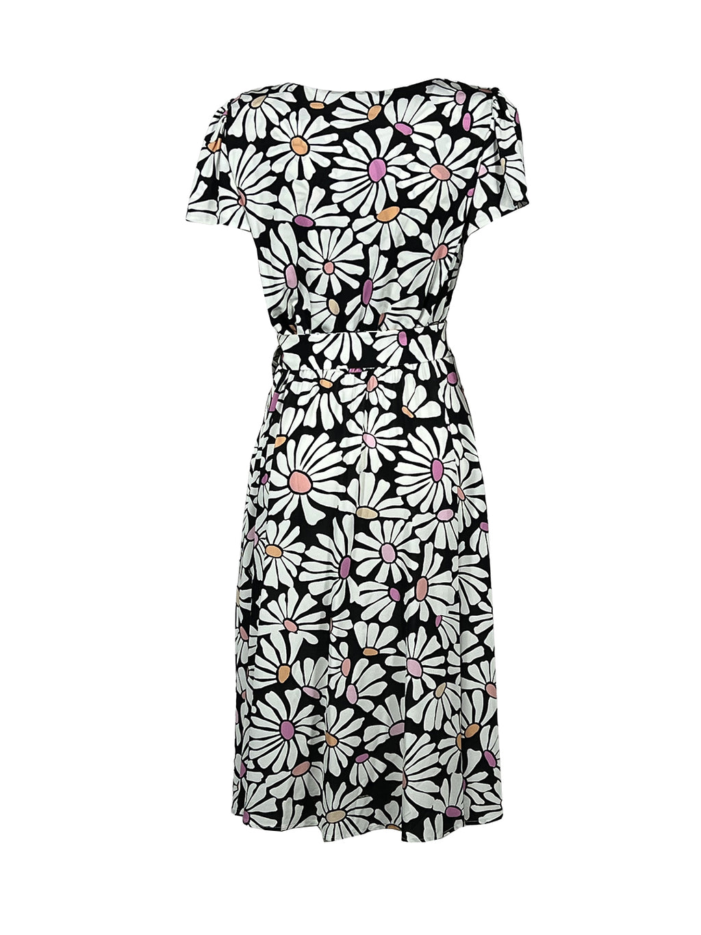 AB33JS DAISIES THE ABITO MILANO Abito maniche aletta A Fiori Made in Italy