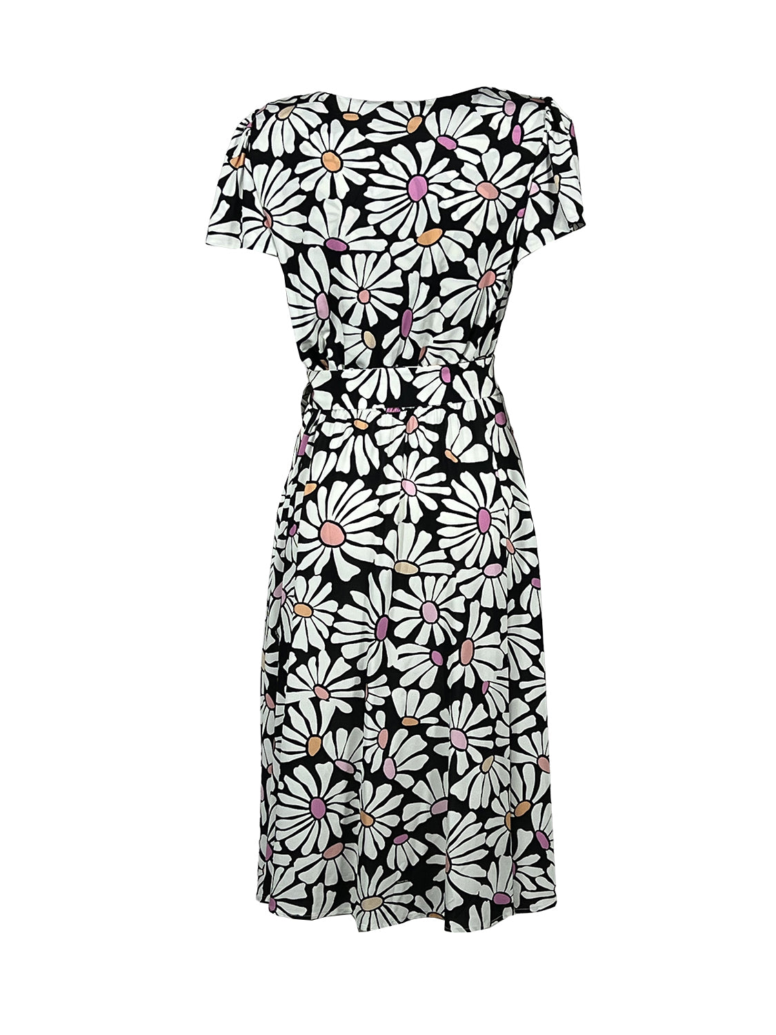 AB33JS DAISIES THE ABITO MILANO Abito maniche aletta A Fiori Made in Italy