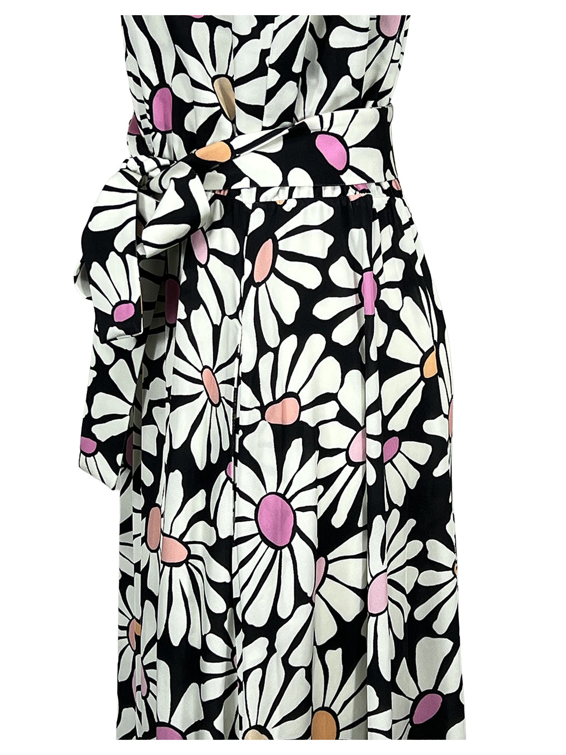 AB33JS DAISIES THE ABITO MILANO Abito maniche aletta A Fiori Made in Italy