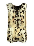 BL01JS ANIMALIER THE ABITO MILANO Top Made in Italy