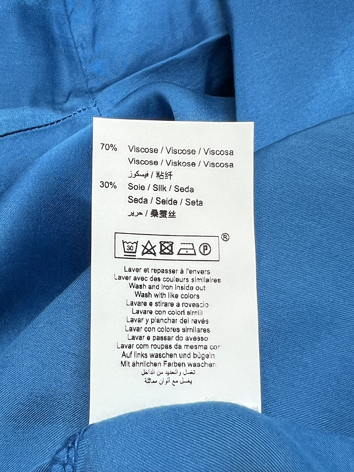 RO-VINOMA LA FEE MARABOUTEE Abito Satin Seta Made in Italy