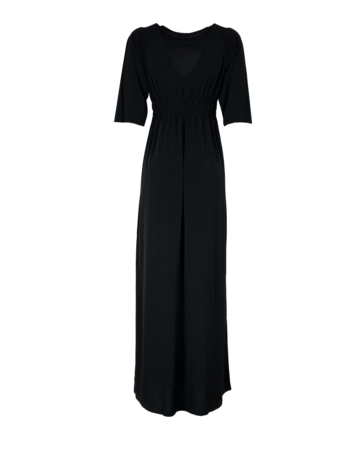 FEELING by JUSTMINE Abito Donna Nero E2772 6108 Made in Italy