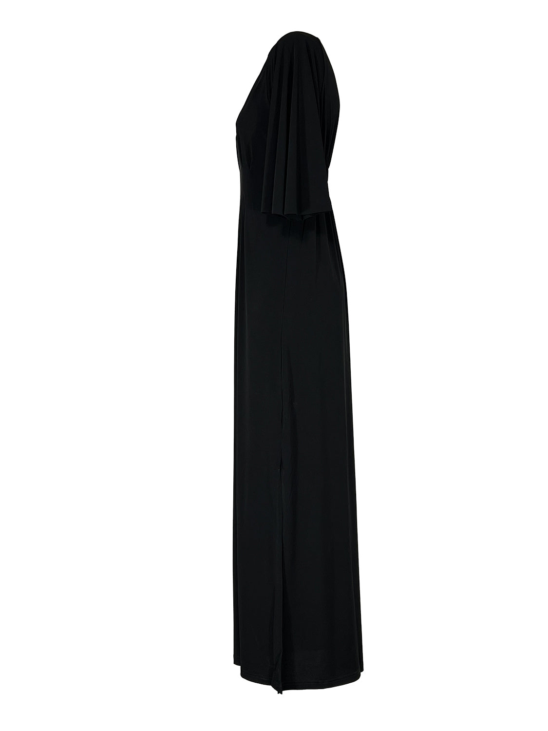 FEELING by JUSTMINE Abito Donna Nero E2772 6108 Made in Italy