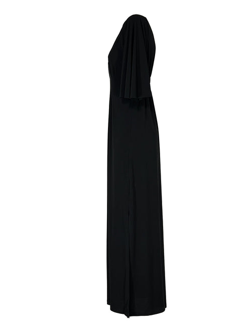 FEELING by JUSTMINE Abito Donna Nero E2772 6108 Made in Italy