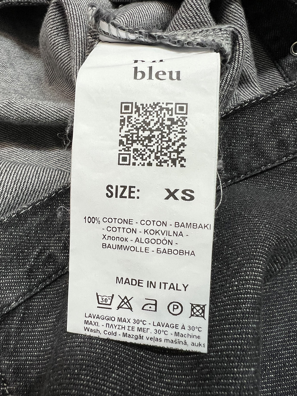 NOIR 'N' BLEU JANET-29 – Camicia donna denim lavato over, bottoni a pressione