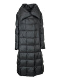BLUE Piumino Donna Lungo Nero 110 cm – 43010 11314