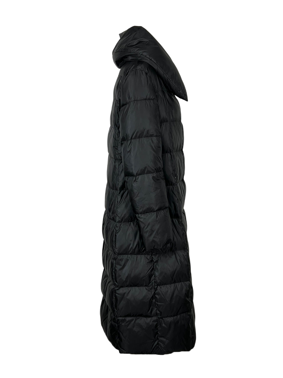 BLUE Piumino Donna Lungo Nero 110 cm – 43010 11314