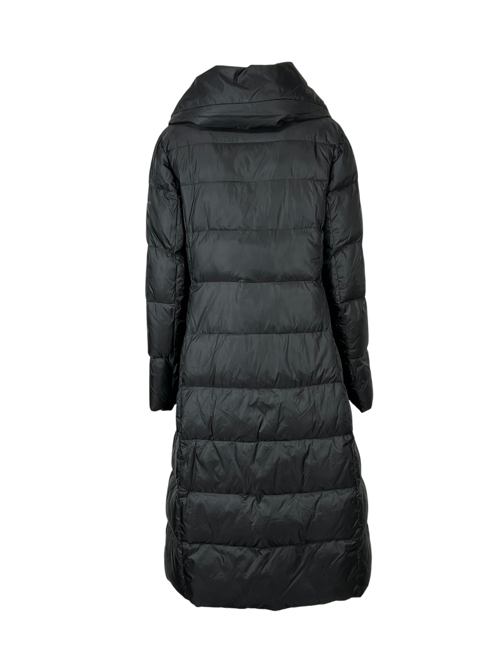 BLUE Piumino Donna Lungo Nero 110 cm – 43010 11314