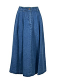 4.10 by Bottega Chilometri Zero Gonna Jeans Donna Cotone Riciclato DD25337 MADE IN ITALY