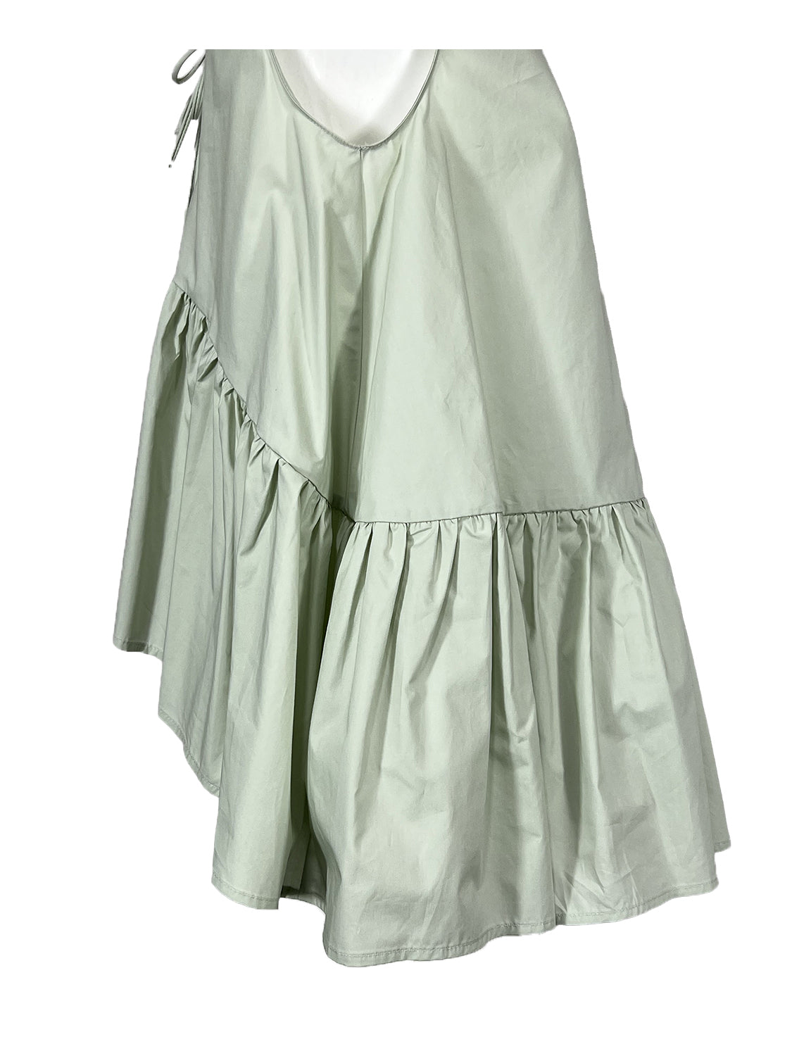 MEIMEIJ Top Donna Ampio Senza Maniche con Volant e Laccetti M6EA26