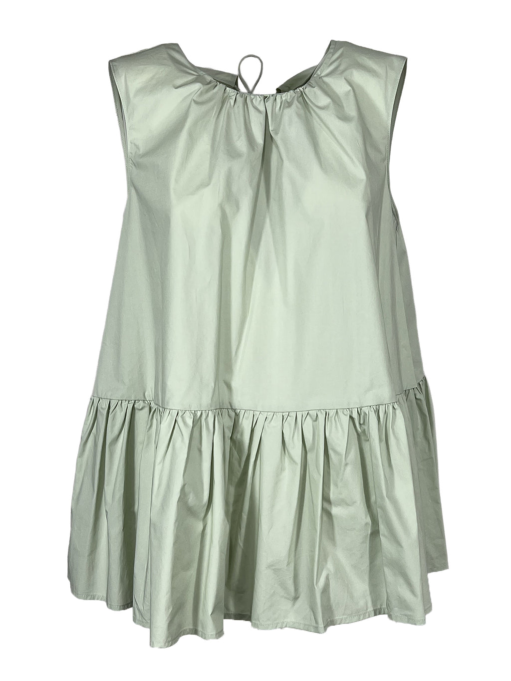 MEIMEIJ Top Donna Ampio Senza Maniche con Volant e Laccetti M6EA26