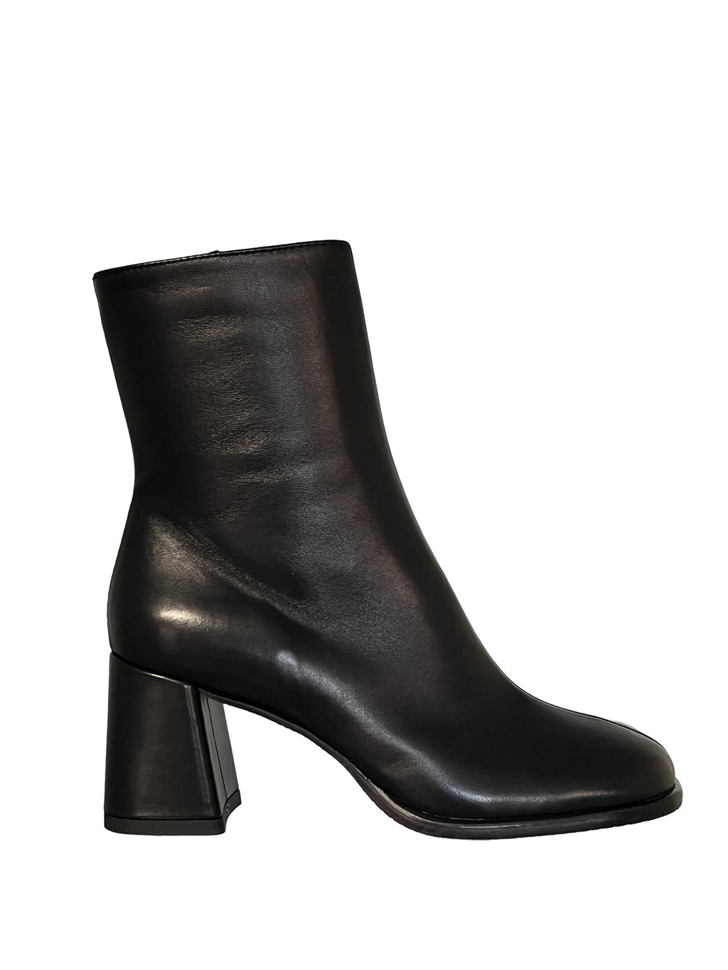 LORENZO MARI Stivale Basso Donna Pelle Nero Zip CLAIRE 01