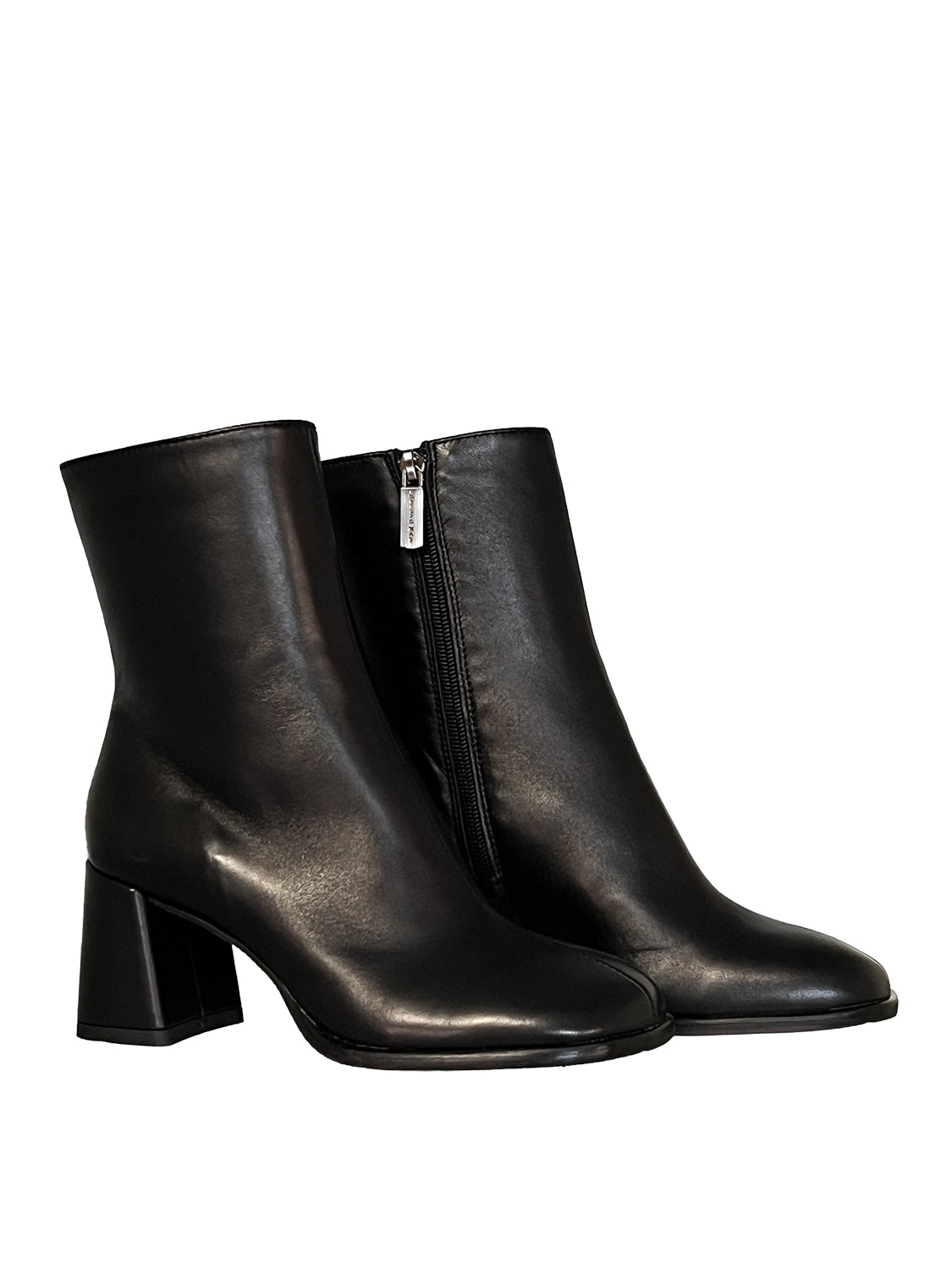 LORENZO MARI Stivale Basso Donna Pelle Nero Zip CLAIRE 01