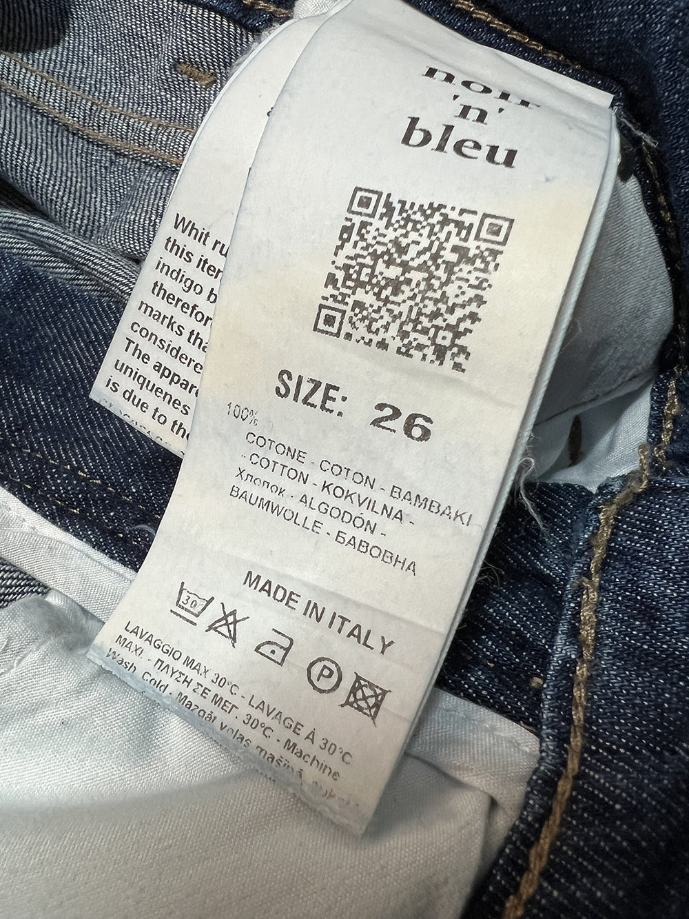NOIR’N’BLUE Jeans Donna GOLDEN WORK-9 Stone Gamba Larga