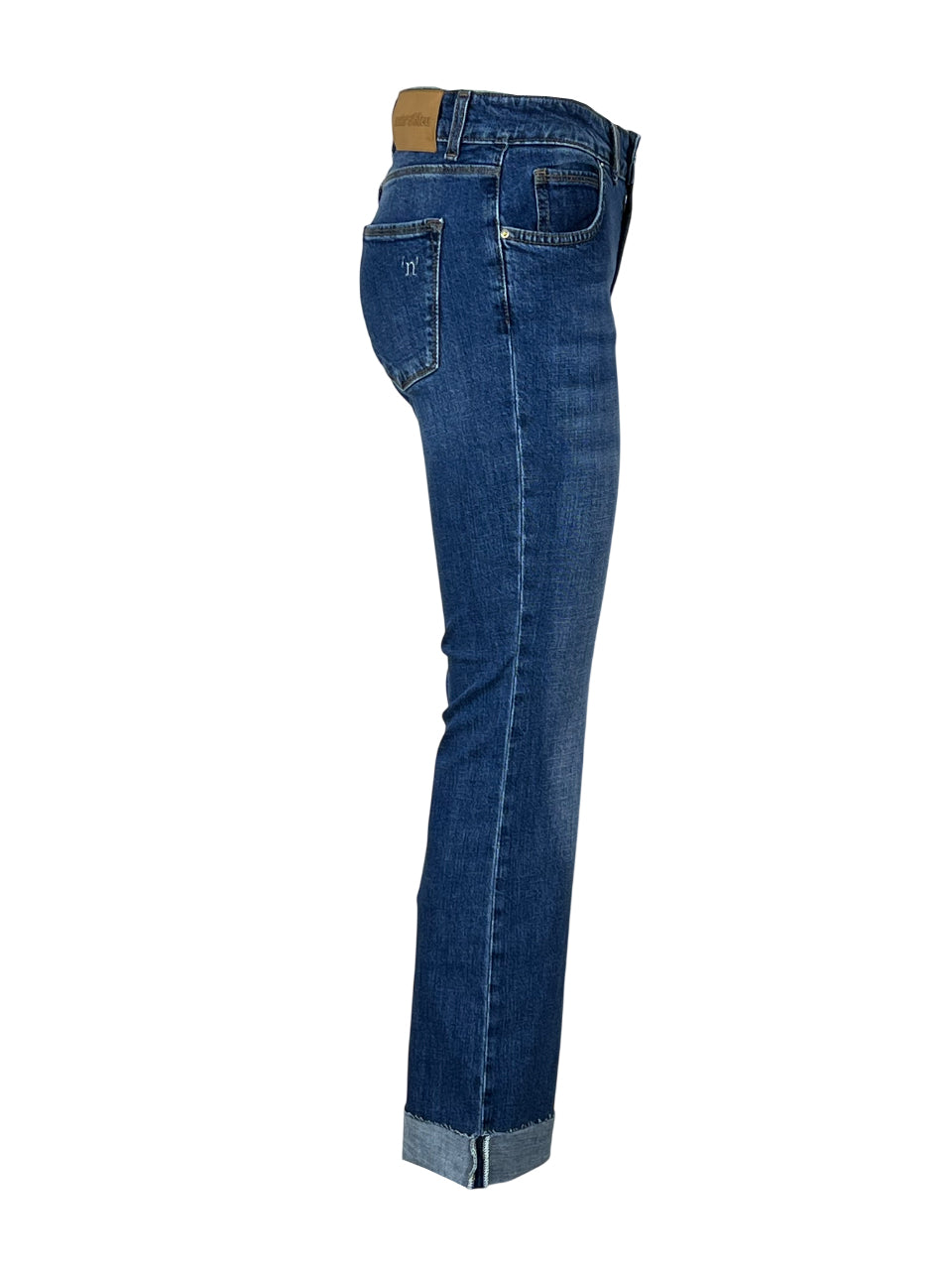 NOIR’N’BLUE Jeans Donna Stone Washed Cropped Flare Annie-112
