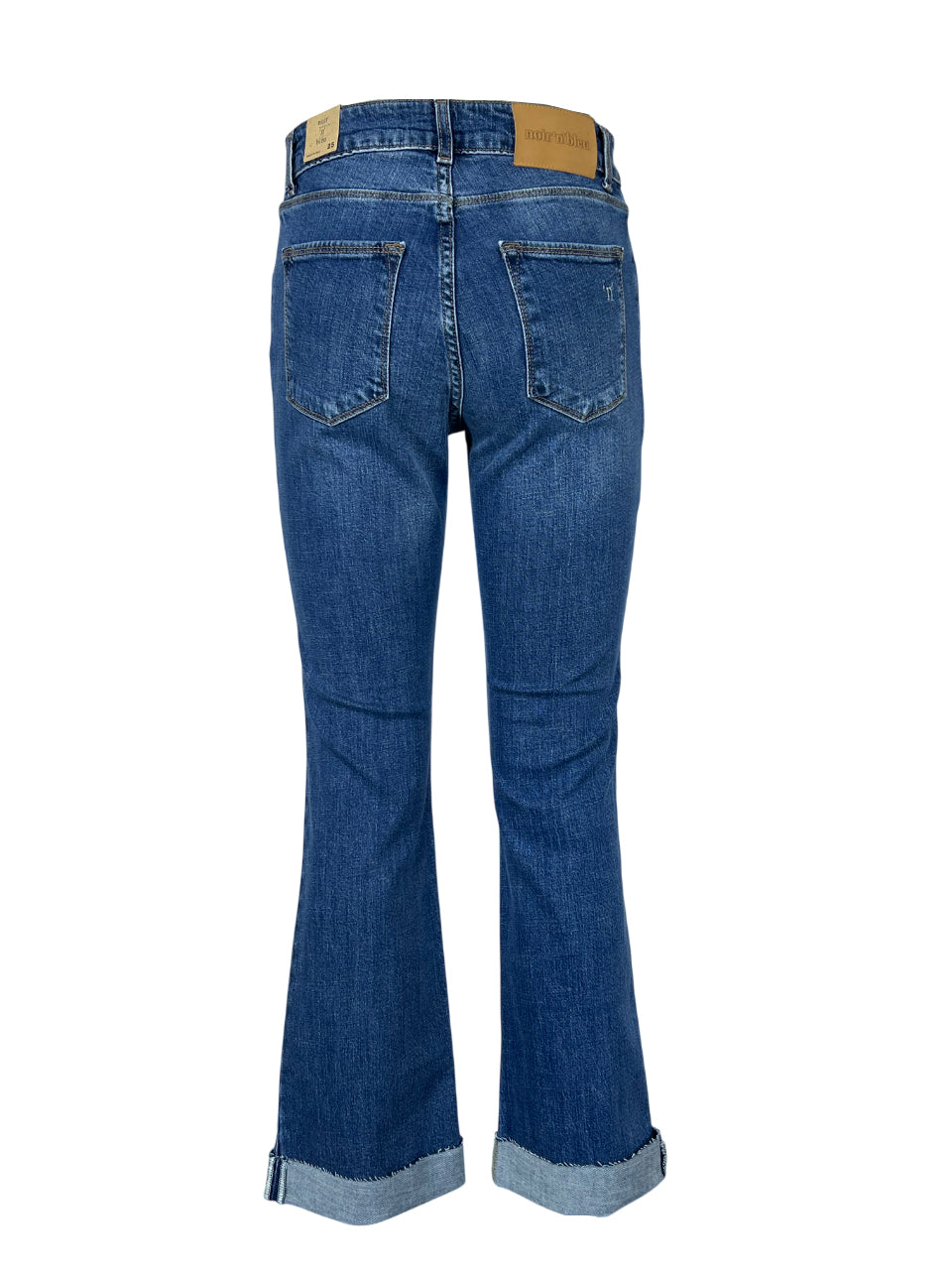 NOIR’N’BLUE Jeans Donna Stone Washed Cropped Flare Annie-112