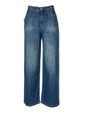 NOIR’N’BLUE Jeans Donna PHOEBE-4 Stone Washed Gamba Larga