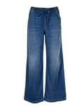 NOIR’N’BLUE Jeans Donna DENISE JOGGER LONG GAUCHO Stone Washed