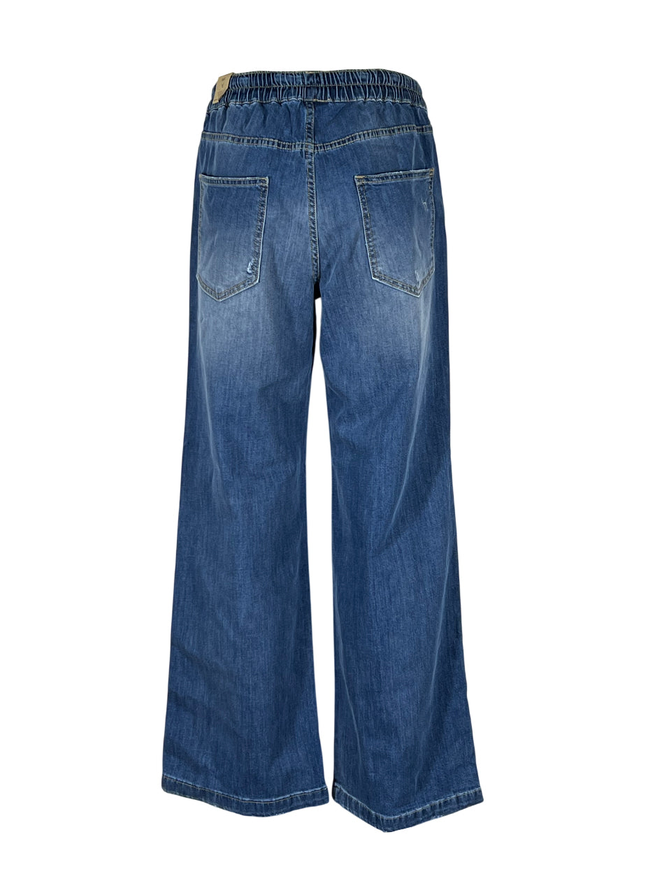 NOIR’N’BLUE Jeans Donna DENISE JOGGER LONG GAUCHO Stone Washed