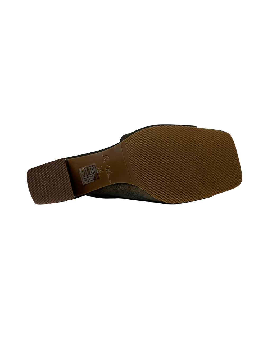 LA VITRINA Sandalo Donna pelle MULEBLOCK Bronzo Tacco foderato 5 cm