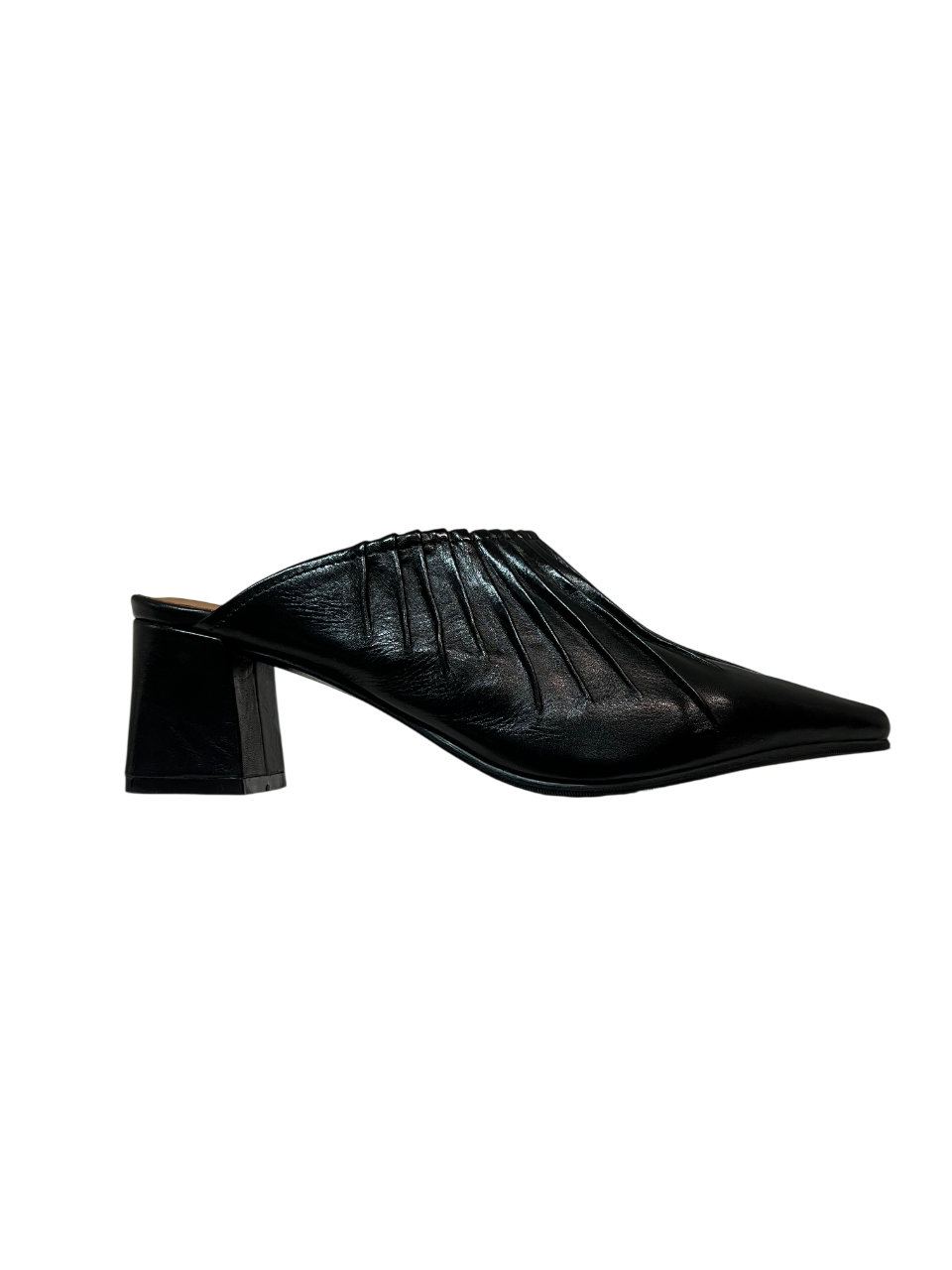 LA VITRINA Sabot Donna SABUBLOCK Nero Pelle Tacco 5 cm