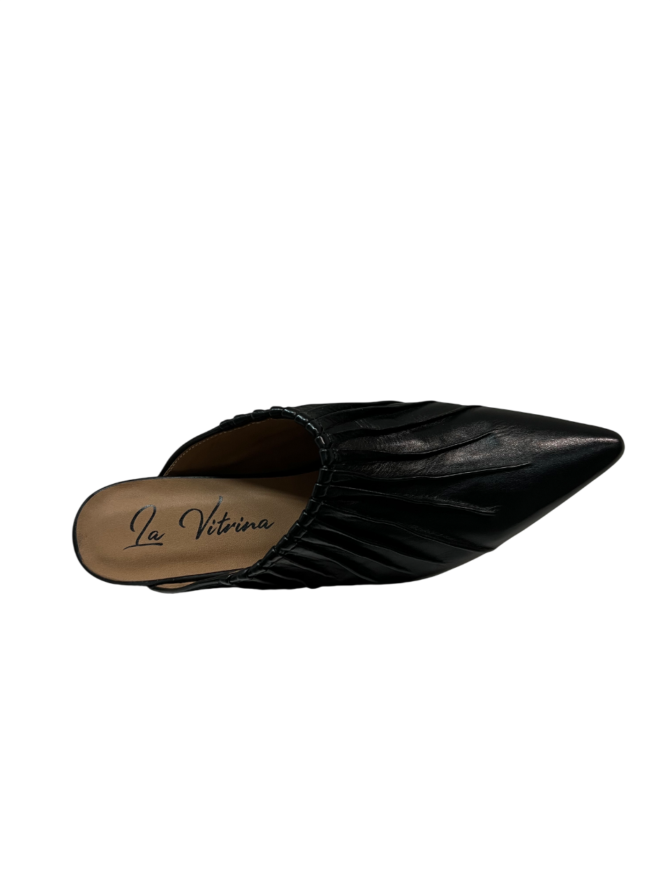 LA VITRINA Sabot Donna SABUBLOCK Nero Pelle Tacco 5 cm