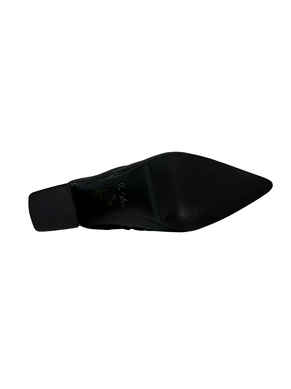 LA VITRINA Sabot Donna SABUBLOCK Nero Pelle Tacco 5 cm