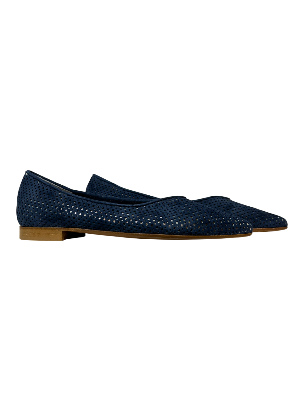 UPPER CLASS Ballerina Donna 4110 CAM Camoscio Lavato Traforata Punta