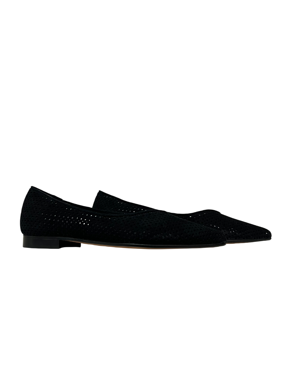 UPPER CLASS Ballerina Donna 4110 CAM Camoscio Lavato Traforata Punta