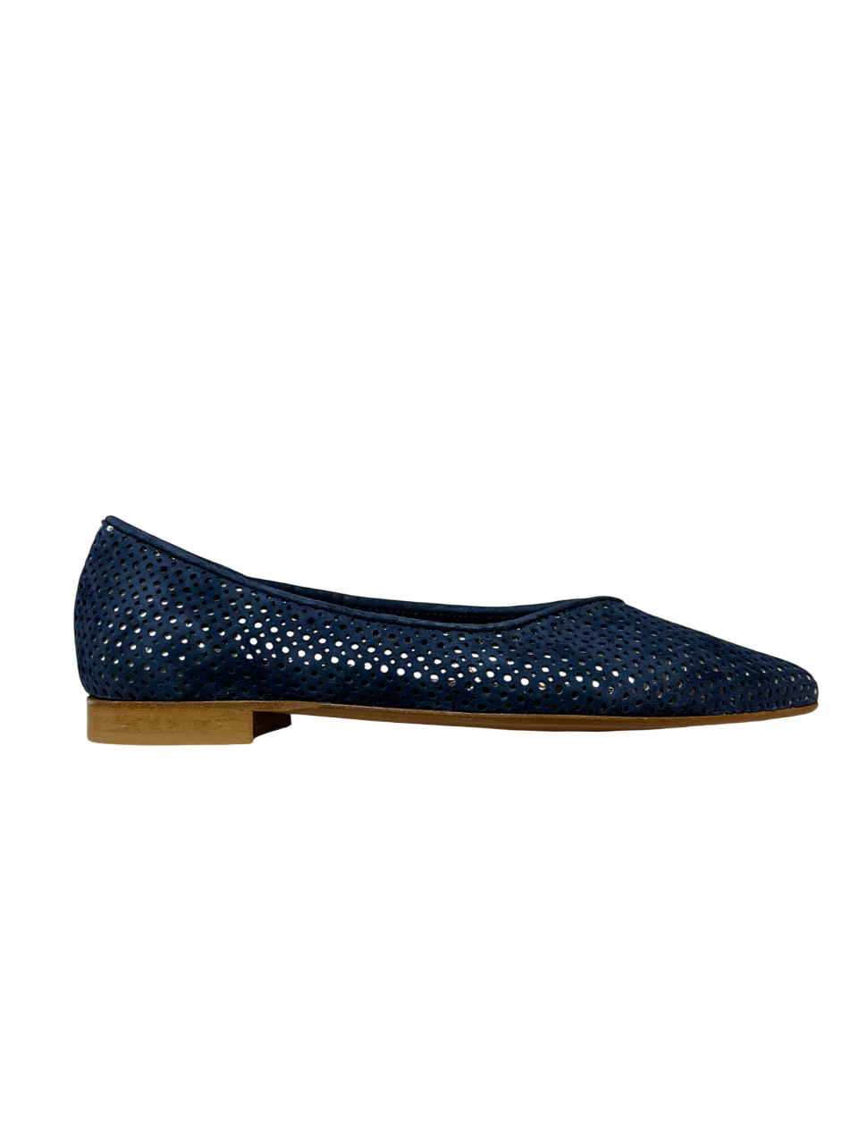 UPPER CLASS Ballerina Donna 4110 CAM Camoscio Lavato Traforata Punta