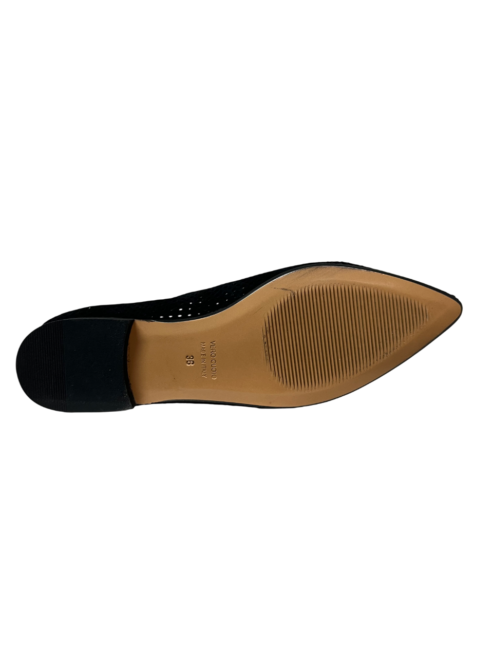 UPPER CLASS Ballerina Donna 4110 CAM Camoscio Lavato Traforata Punta