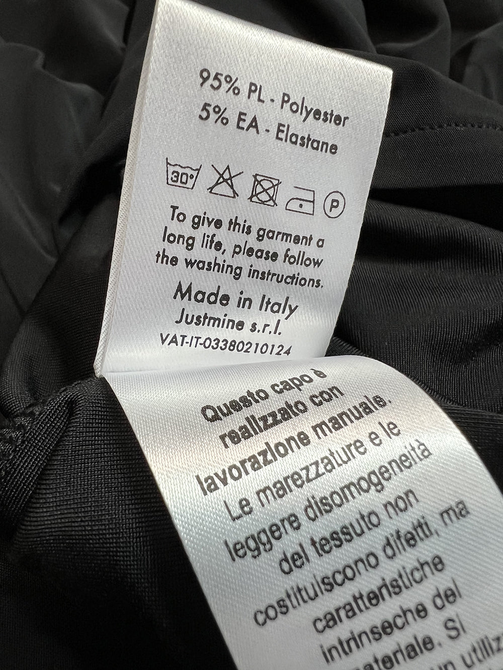 JUSTMINE Tuta Donna E2715 1275 Palazzo Nera Made in Italy