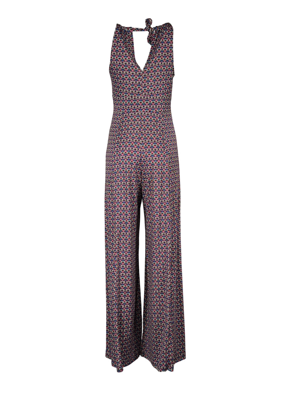 JUSTMINE Tuta Donna E2715 1266 Palazzo Fantasia Multicolor Made in Italy