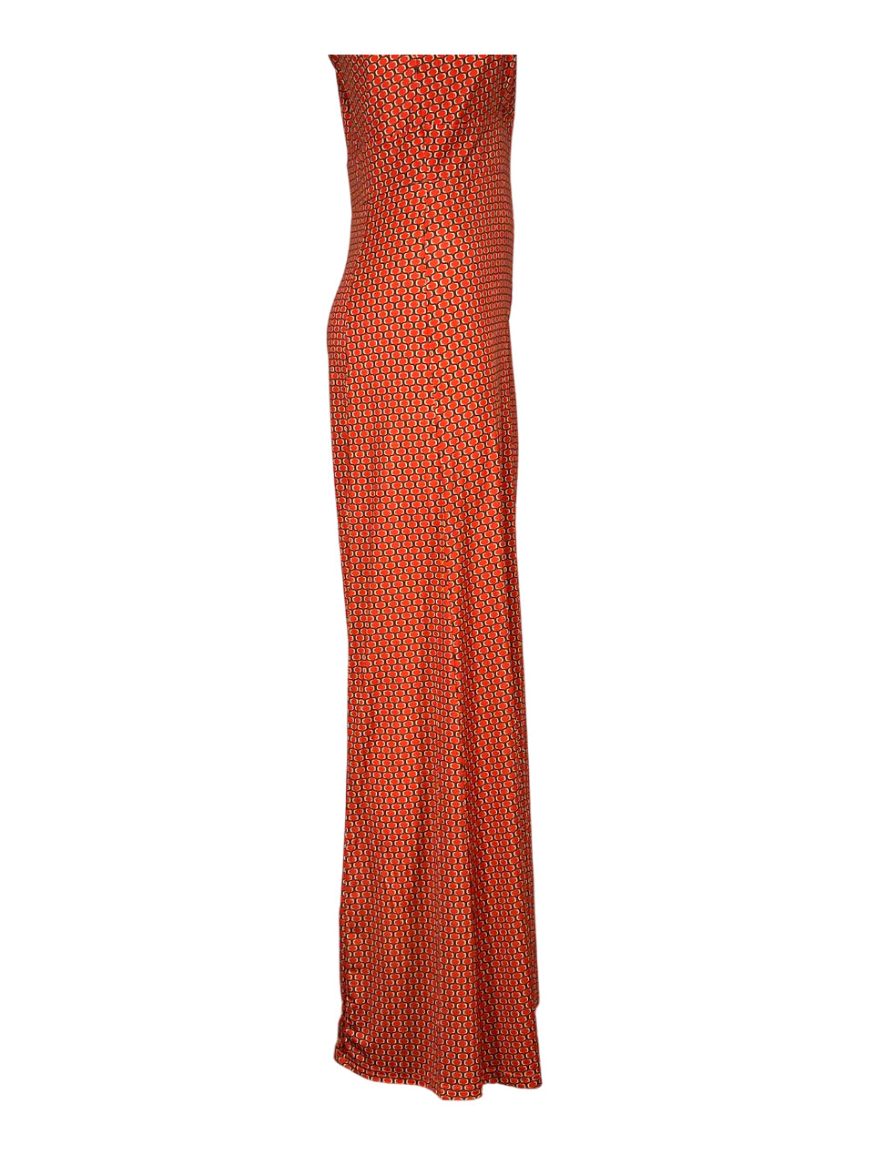 JUSTMINE Tuta Donna E2715 1267 Palazzo Fantasia Arancio Marrone Made in Italy