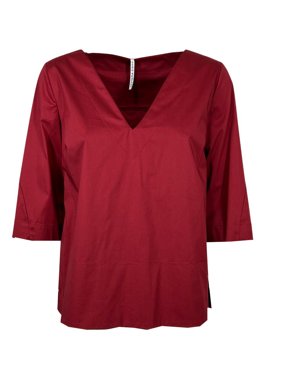 LIVIANA CONTI L6SK72 DEANNA blusa donna trapezio Made in Italy