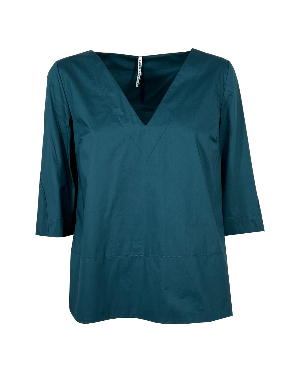 LIVIANA CONTI L6SK72 DEANNA blusa donna trapezio Made in Italy