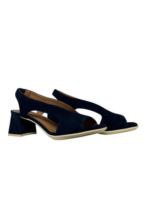 GIANMARCO SORELLI 3074/FLOW sandalo donna blu camoscio Made in Italy