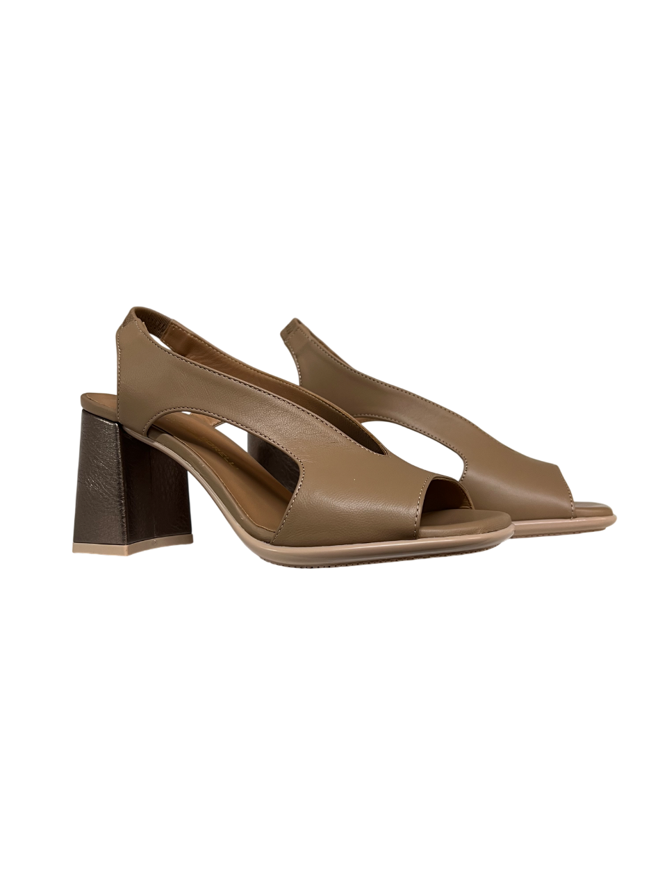 GIANMARCO SORELLI 2164/FLEX sandalo donna pelle mou, tacco laminato Made in Italy