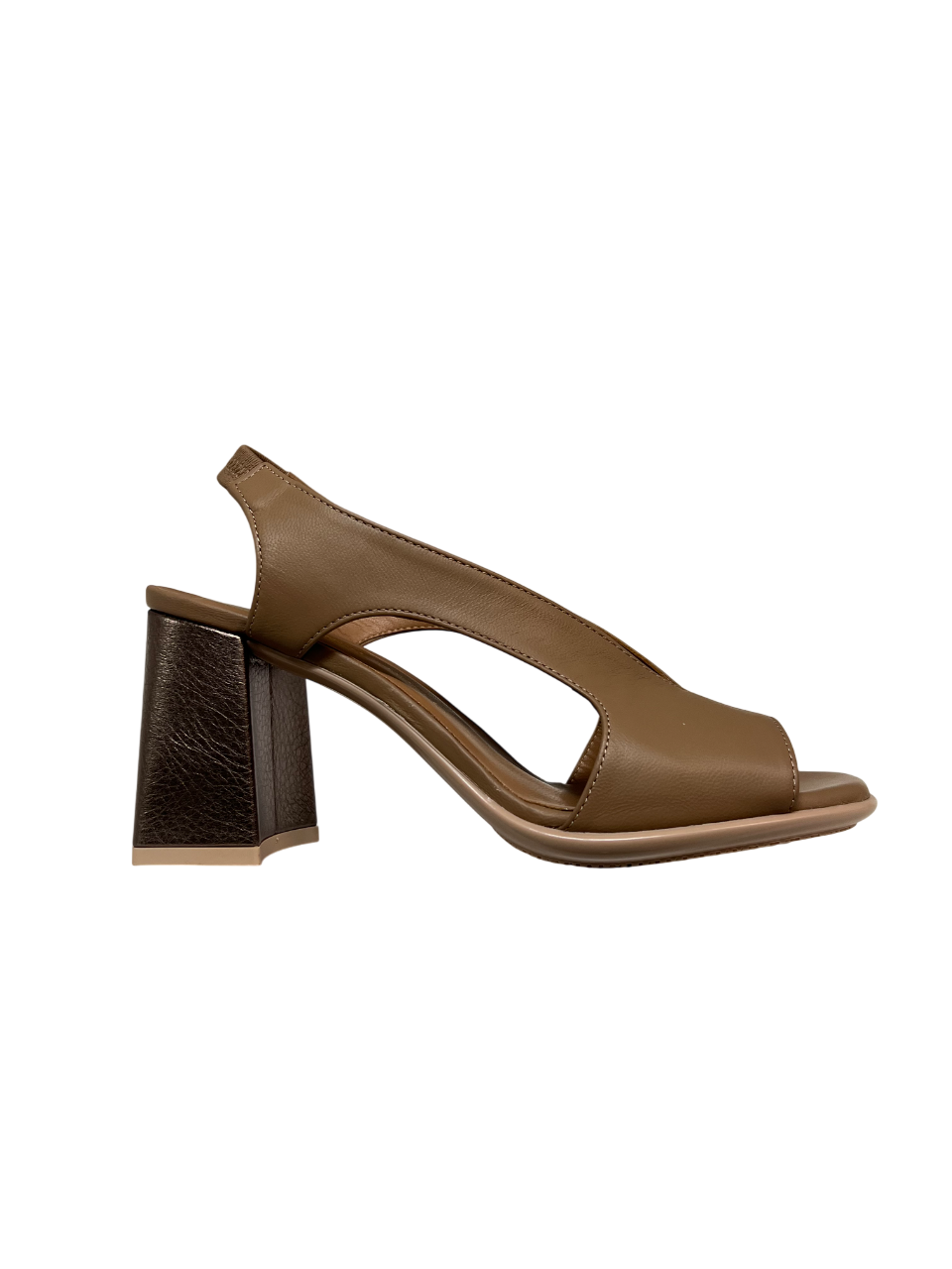 GIANMARCO SORELLI 2164/FLEX sandalo donna pelle mou, tacco laminato Made in Italy